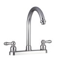 Dura Faucet NON-METALLIC HI-RISE RV KITCHEN FAUCET - BRUSHED SATIN NICKEL DF-PK340L-SN